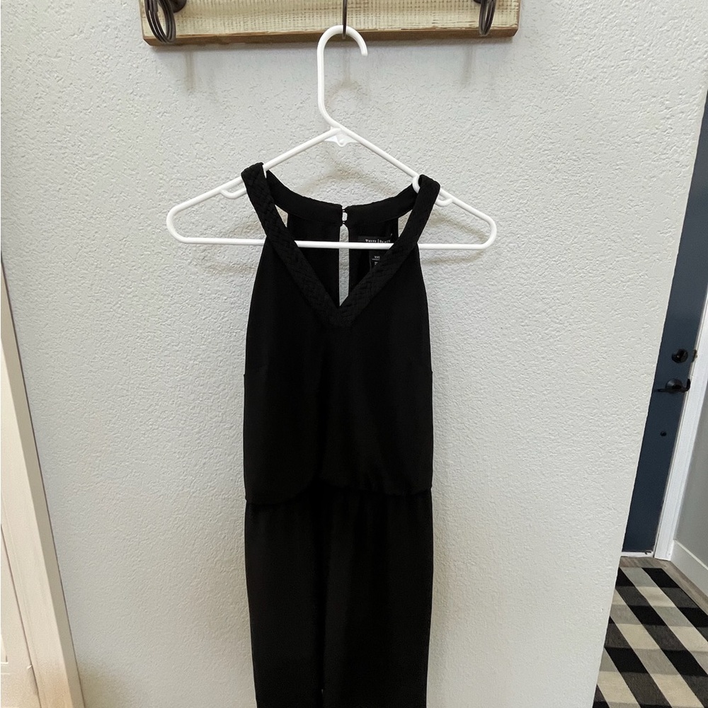 White House Black Market Halter Little Black Dress